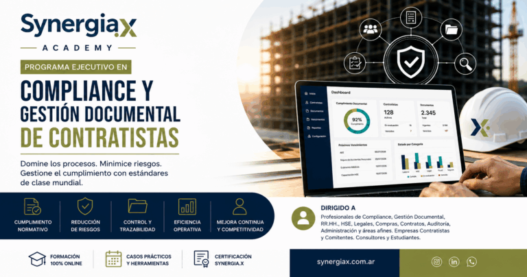 Lee más sobre el artículo Programa de Formación en Compliance y Gestión Documental de Contratistas | 4ta. Edición Especial 2026