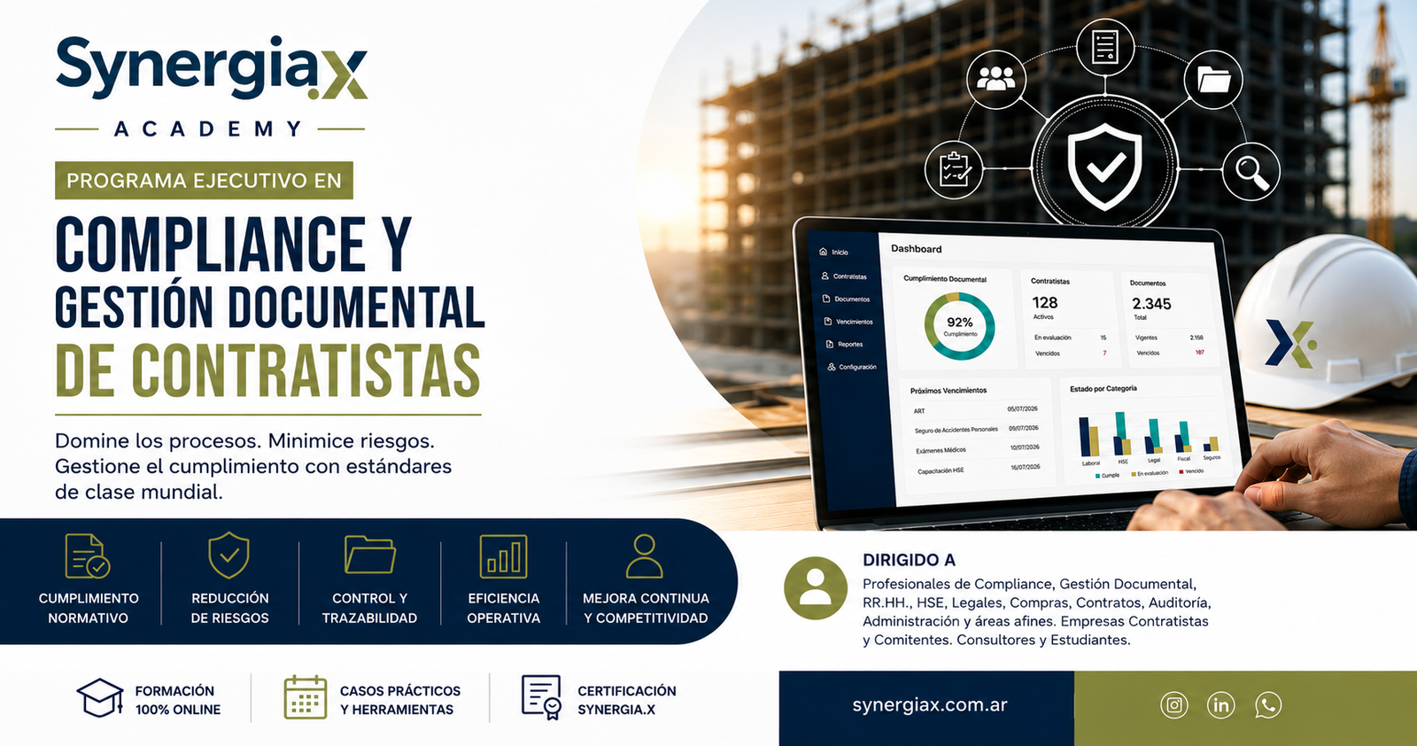 En este momento estás viendo Programa de Formación en Compliance y Gestión Documental de Contratistas | 4ta. Edición Especial 2026
