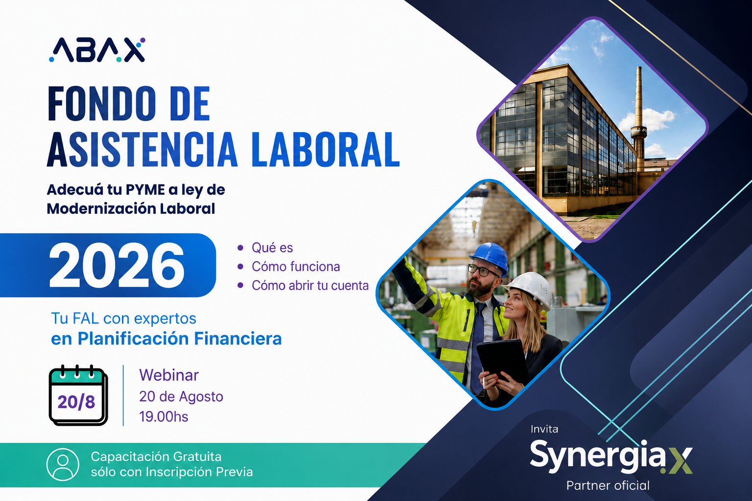En este momento estás viendo Webinar Gratuito Jueves 20/8, 19 hs. Online | Desde noviembre cambia la forma de afrontar las indemnizaciones laborales