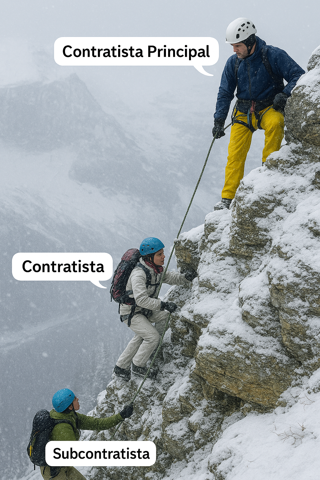 En este momento estás viendo Legales | Entendiendo la responsabilidad laboral solidaria desde la metáfora del alpinismo