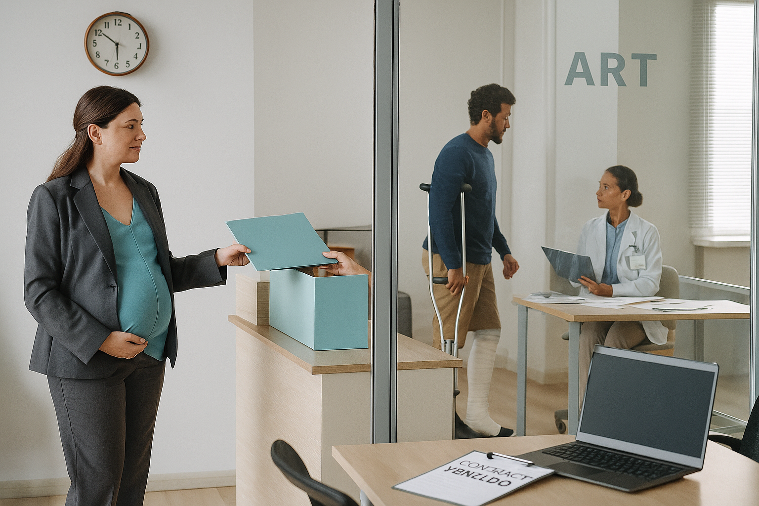 En este momento estás viendo Legales | ¿Qué sucede con el contrato de un empleado/a temporal (a plazo fijo o eventual) si este se enferma, accidenta o queda embarazada?
